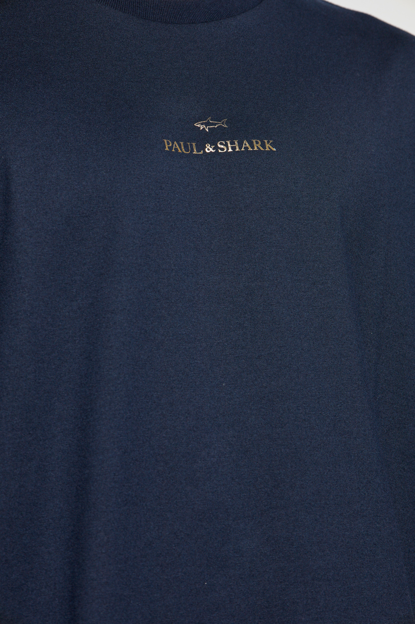 Navy blue T-shirt with printed logo Paul & Shark - Vitkac AS